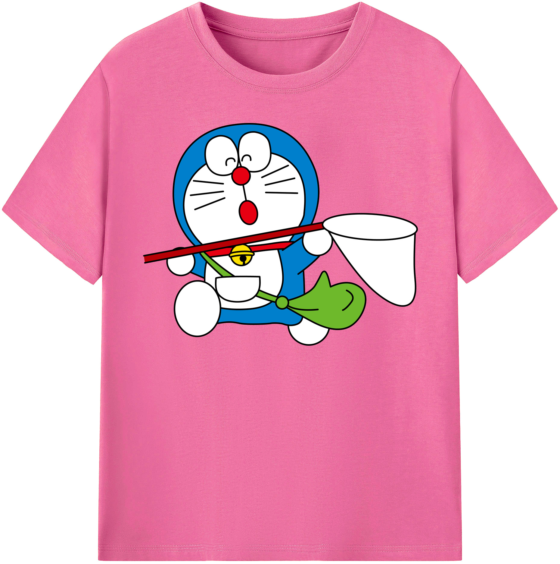 （画像用） ドラえもん Doraemon レディースカジュアルプリントTシャツ（綿100％）